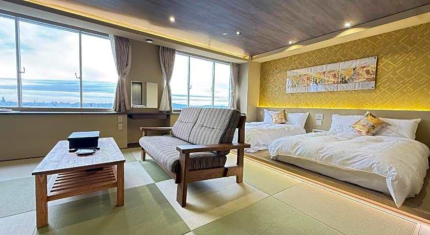 Hotel Seiryu Japanese Spa inn with spectacular view in Osaka