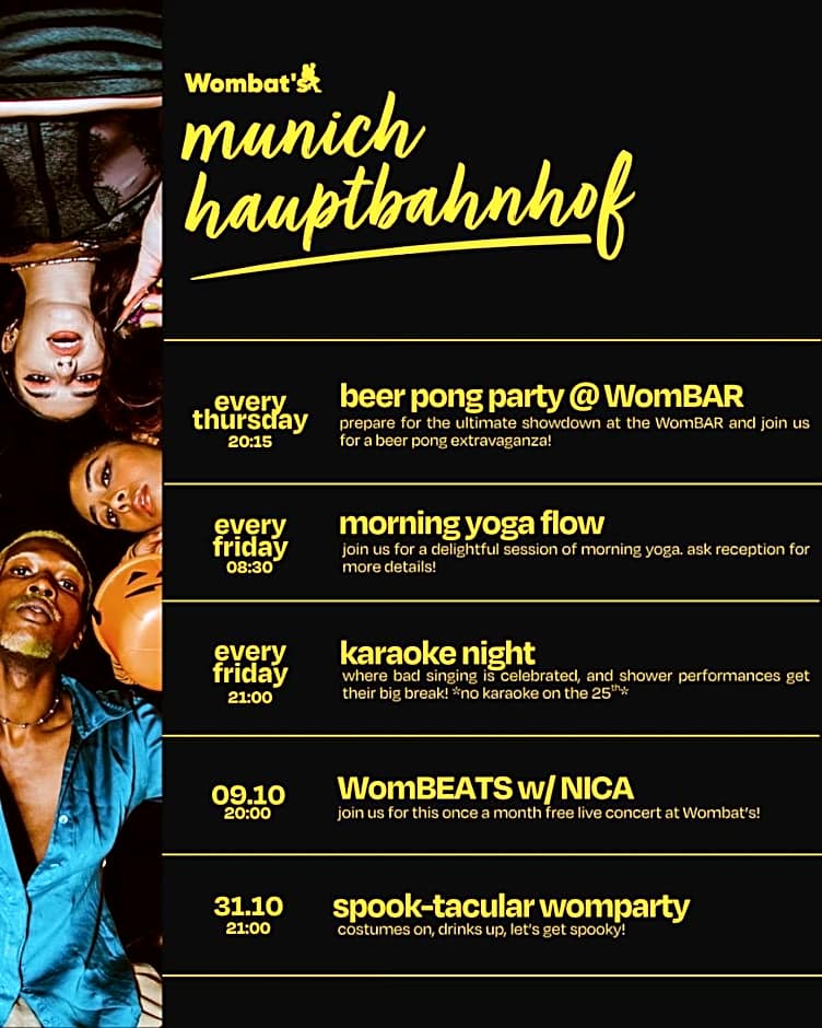 Wombat's City Hostel Munich Hauptbahnhof