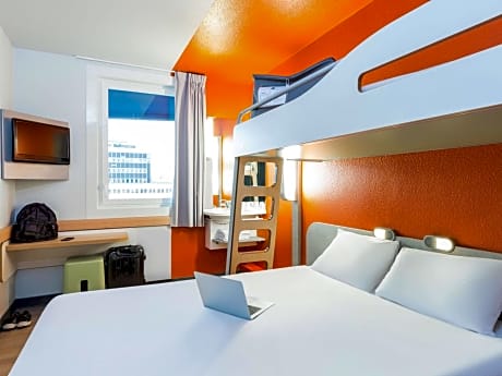 Triple Room with One Double Bed and One Bunk Bed