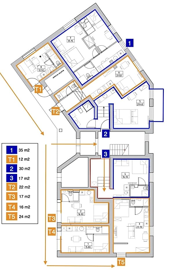 Tilzes Studio apartaments, Self check-in, Free parking, Comfort