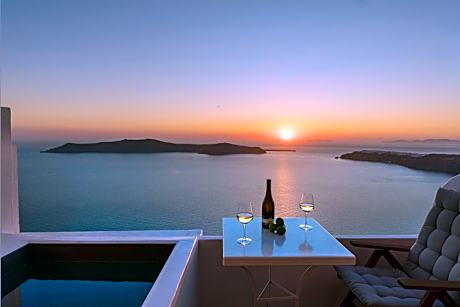 Romantic Suite with Caldera view - Outdoor Hot Tub