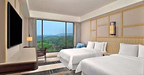 Forest View, Deluxe Guest room, 2 Double - Free Shuttle service to Vagator Beach