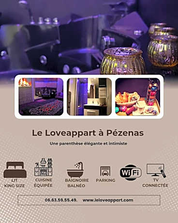 Appartement tout confort avec balnéo et lit king size