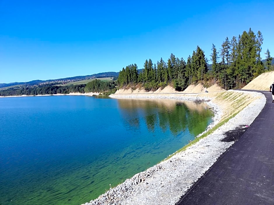 Domki nad jeziorem czorsztyńskim