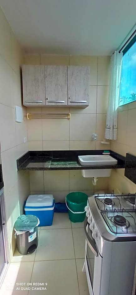 Apartamento lindo, completo e de frente para o mar