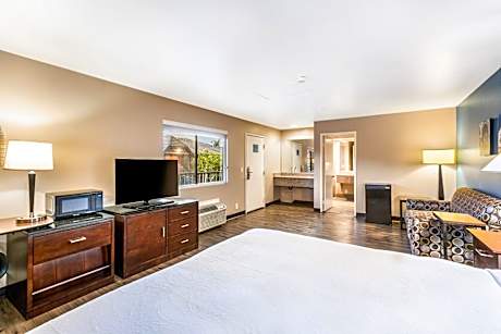 1 King Accessible Room with Bathtub