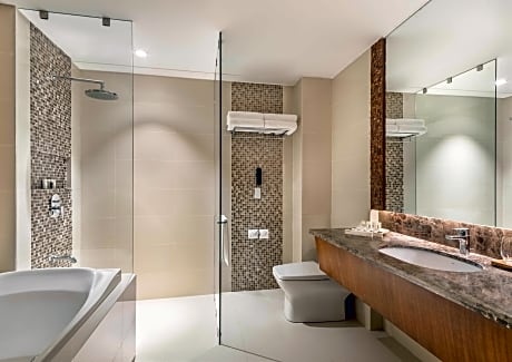 1 DOUBLE BED,NSMK,DELUXE,FREEWI,AIRCON,MINBAR,SAFE,CONTINENTAL BREAKFAST