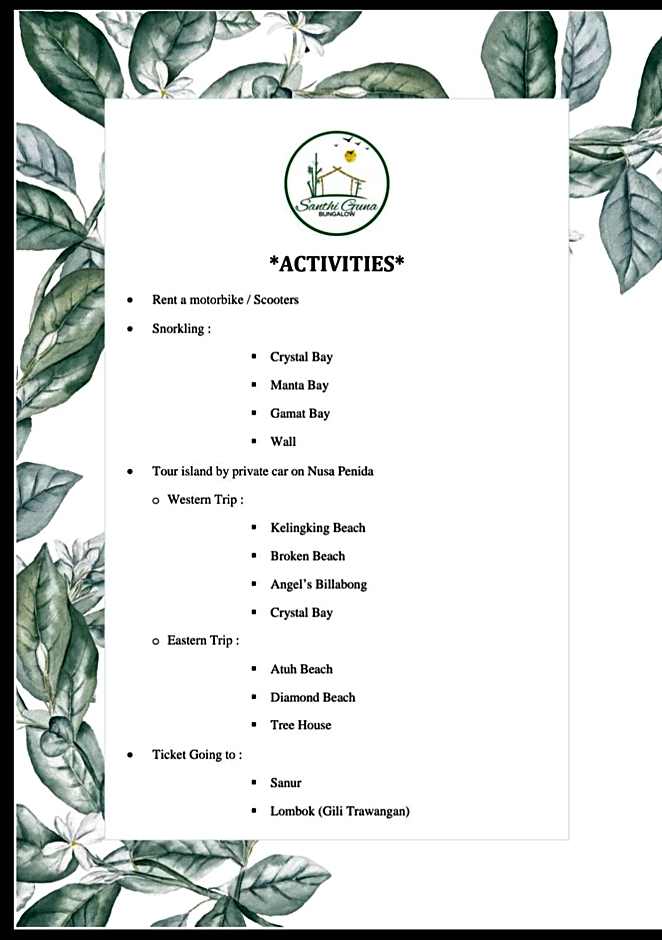 Santhi Guna Bungalow