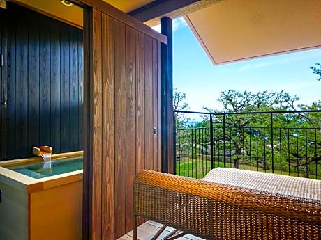 Japanese-Western Room with open-air bath TYPE A - Non-Smoking (2nd-3rd Floor)