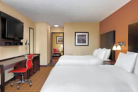 One-Bedroom Queen Suite with Two Queen Beds and Sofa Bed