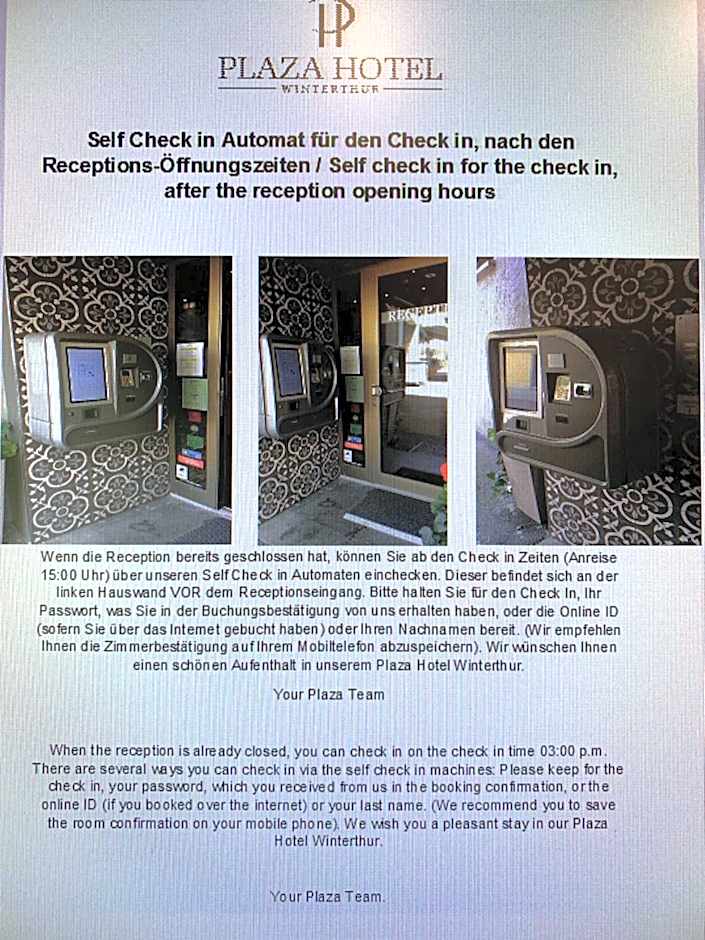 Plaza Hotel Winterthur