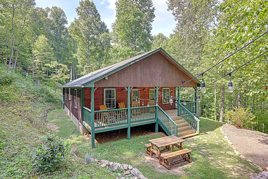 Smoky Mountain Cabin with Camping Area and Fire Pit!