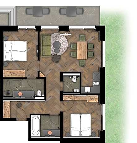 Suite with Garden View