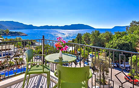 Deluxe Double Room with Balcony and Sea View