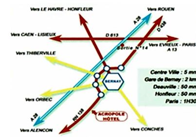 Hotel The Originals Bernay Acropole