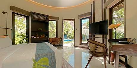 Three-Bedroom Villa with Private Pool and Garden