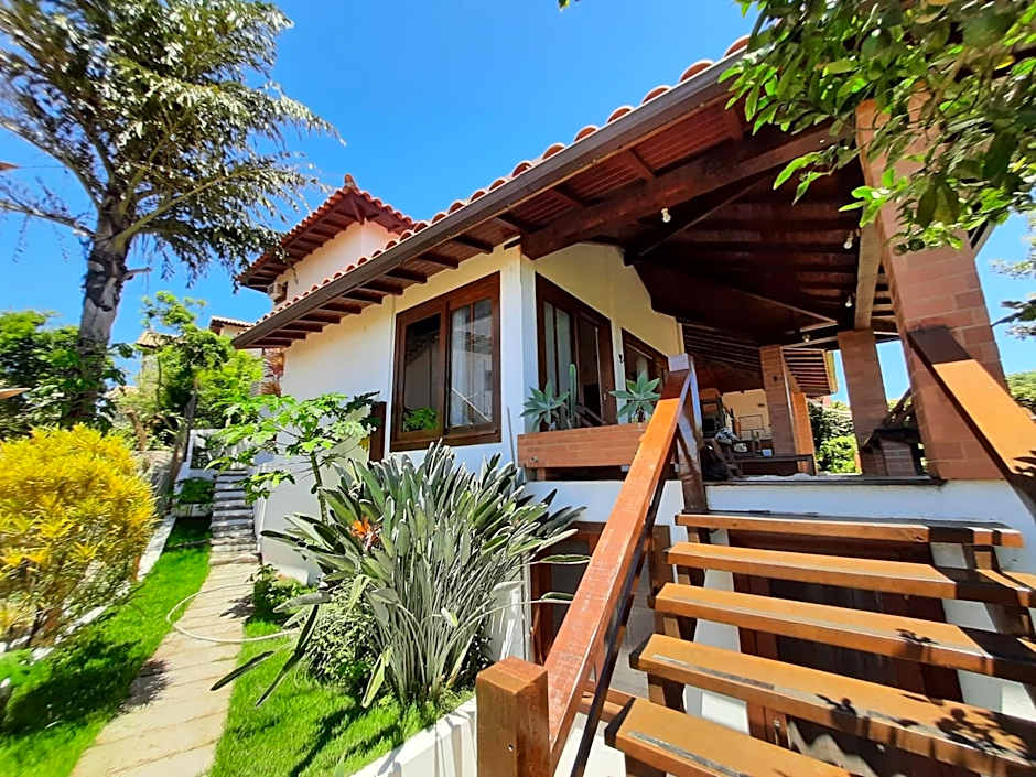 Casa e piscina privativa, vista para o mar em condomínio pé na areia