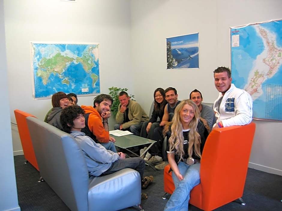 Surf 'N' Snow Backpackers Across Sky Tower