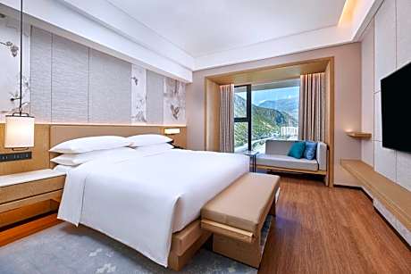 Standard Double Room with Two Double Beds and Mountain View
