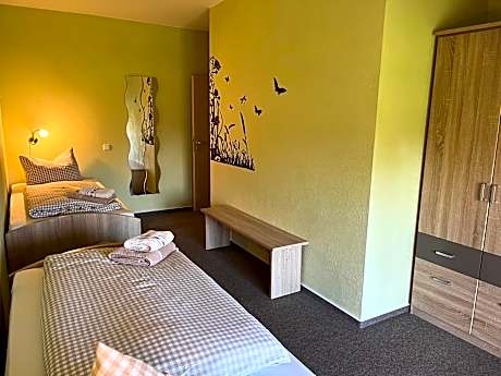 One-Bedroom Apartment with two single beds