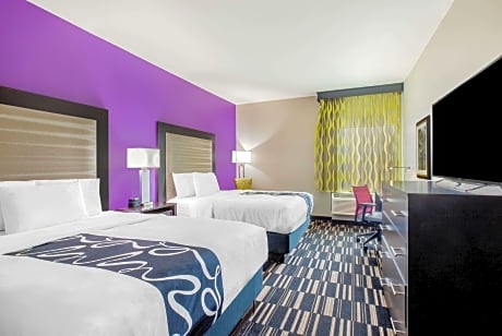 2 Queen Bed Efficiency Room Non-Smoking