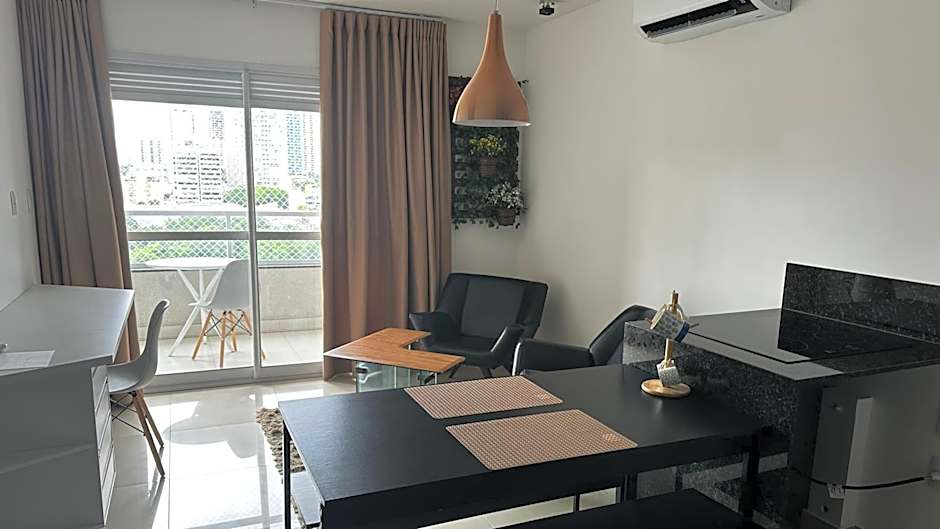 Apartamento mobiliado a 500m do Goiânia Shopping