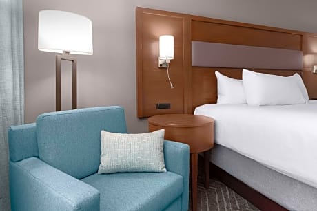 1 King Hearing Accessible 2 Room Suite