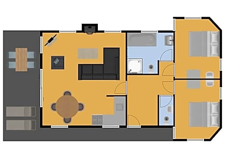 Two-Bedroom Bungalow