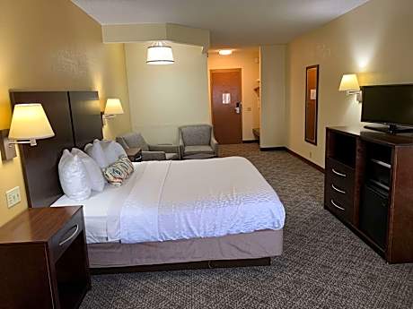 1 King Bed, Non-Smoking, High Speed Internet Access, Microwave And Refrigerator, Coffee Maker, Full 