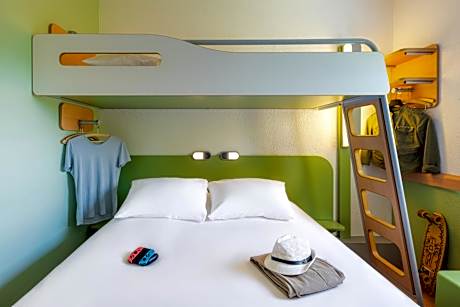 Triple Room with One Double Bed and One Bunk Bed