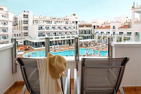 Studio with Pool View and Balcony