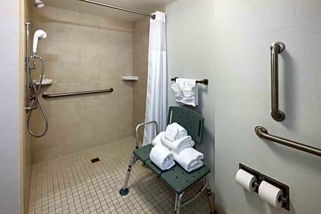1 King Mobility Accessible W/ Roll In Shower