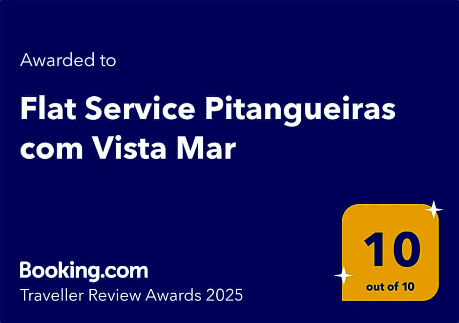 Flat Service Pitangueiras com Vista Mar
