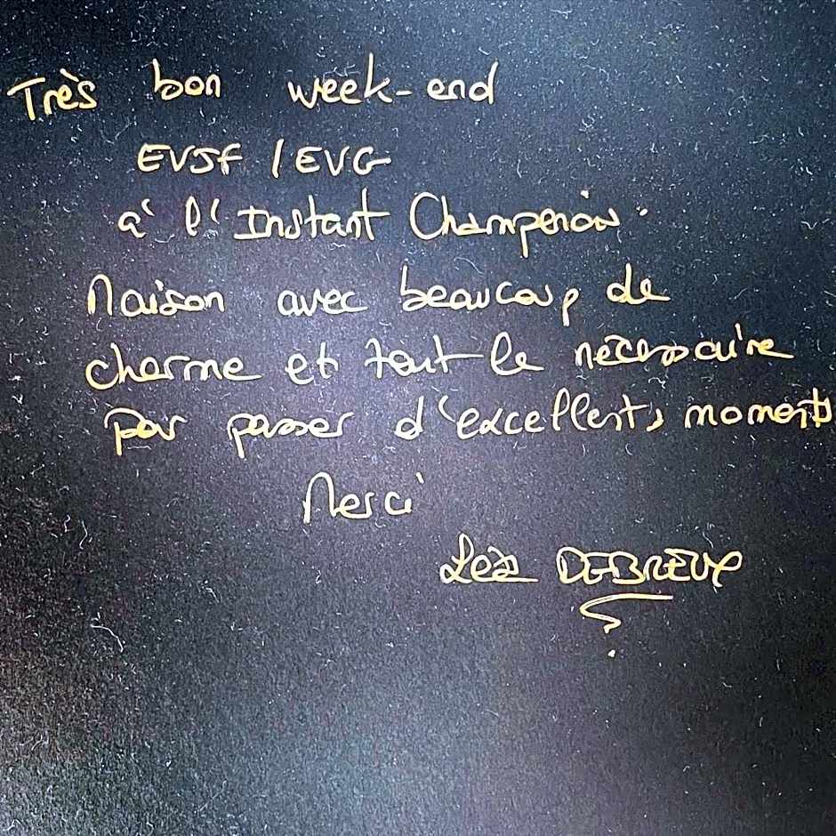 Gite L'Instant Champenois