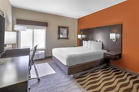 King Room with Roll-In Shower - Disability Access