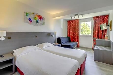 Quadruple Room with 2 Single Beds and 1 Sofa Bed
