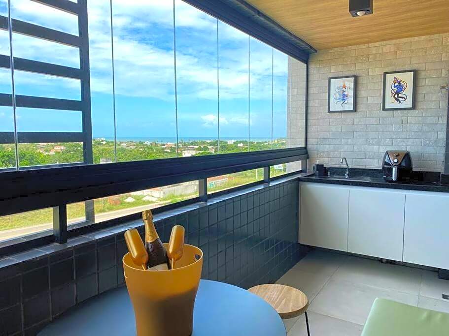 Cobertura Vista Mar Carapibus - Cariri Praia - Apartamento completo com 02 quartos