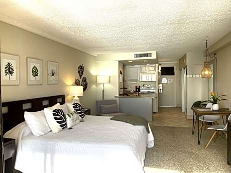 Studio Apartment with Balcony and Oceanfront View