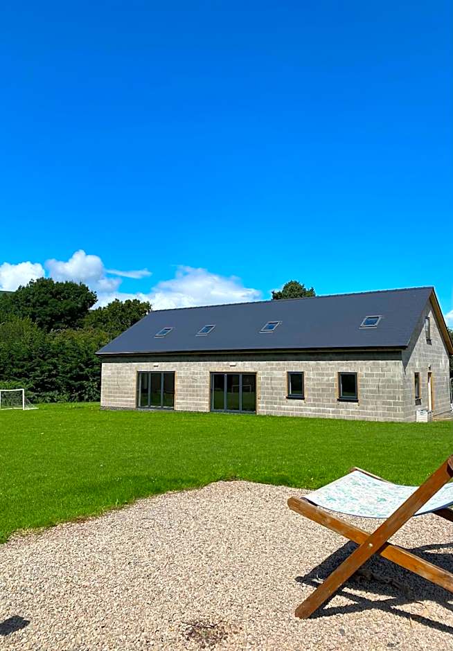 luxury pod with hot tub