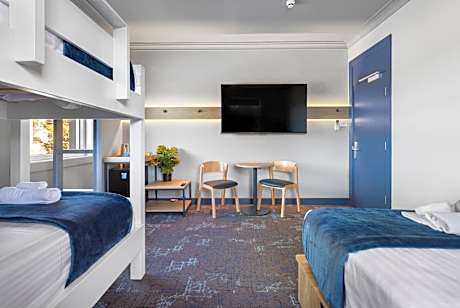 Family Room with Shared Bathroom