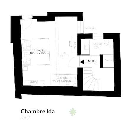 Comfort Room with Garden View