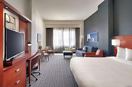 Room, 1 King Bed with Sofa bed (Mobility/Hearing Access, Roll-In Shwr)