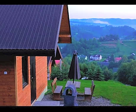 Domki i apartamenty nad jeziorem solińskim z basenem I widokiem na góry