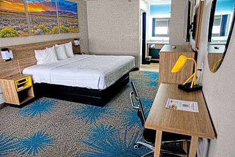 1 King Bed Mobility Accessible room  Roll-In Shower Non-Smoking