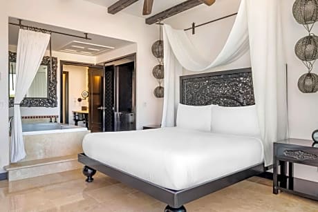 One Bedroom King Ninos Suite with Pool View and Balcony