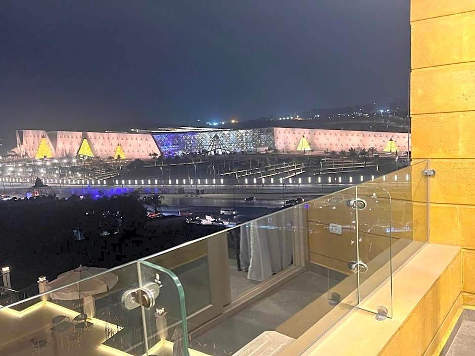 Asia Grand Museum & Pyramids view