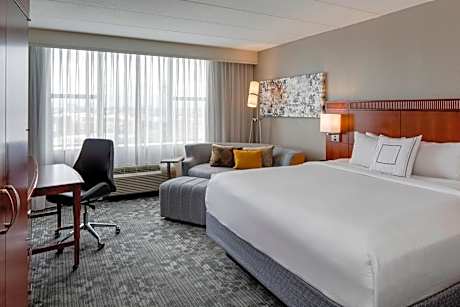 King Room with Sofa Bed and Roll-in Shower - Mobility and Hearing Accessible