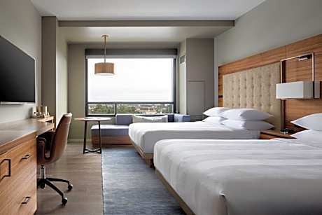 Queen Room with Two Queen Beds and Plaza View