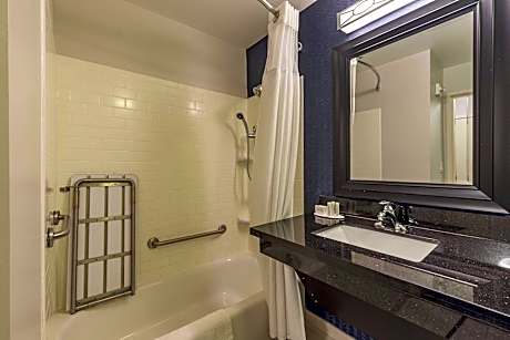 Room, 1 King Bed (Mobility/Hearing Access, Roll-In Shwr) (1 King Bed)
