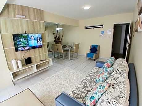 BEIRA-MAR praia pajuçara com lavadora - dois quartos - Apto 304